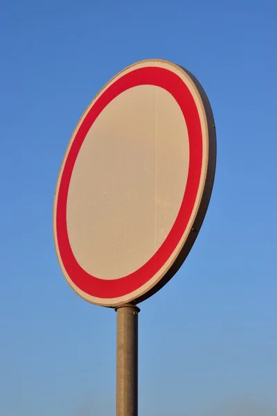 Czerwone Znaki Drogowe — Zdjęcie stockowe