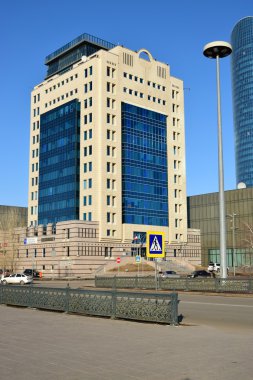 Astana 'da modern binalar, Kazakistan 'ın başkenti, Expo 2017 ev sahibi