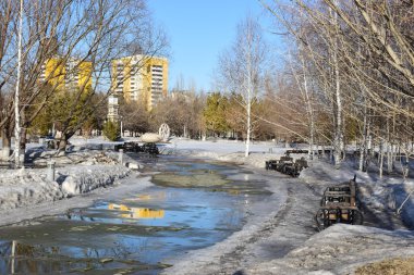 Görünümünde Astana, Kazakistan, Expo 2017 dizi başkenti