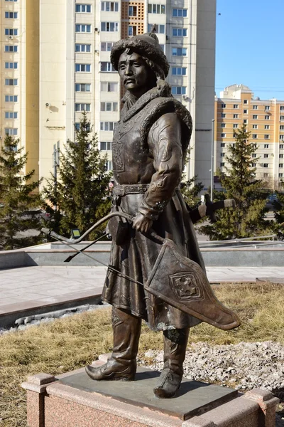 アスタナ、カザフスタンの首都の通り彫刻 — ストック写真