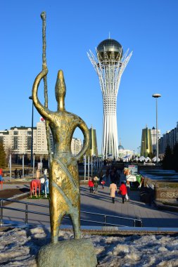 Görünümünde Astana, Kazakistan, Expo 2017 dizi başkenti