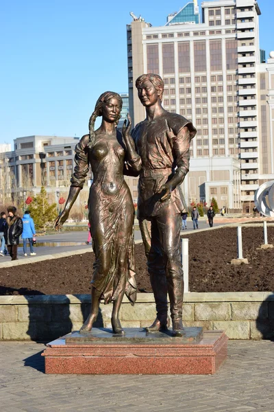 Escultura de calle en Astana, Kazajstán — Foto de Stock