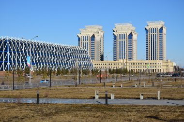 Görünümünde Astana, Kazakistan, Expo 2017 dizi başkenti