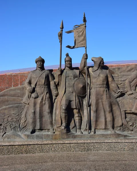 Escultura de calle en Astana, Kazajstán —  Fotos de Stock