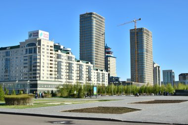 Görünümünde Astana, Kazakistan, Expo 2017 dizi başkenti