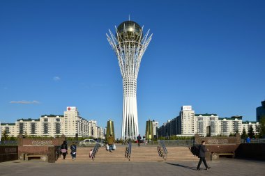 Görünümünde Astana, Kazakistan, Expo 2017 dizi başkenti