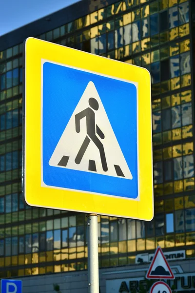 Verkeersbord Stad — Stockfoto