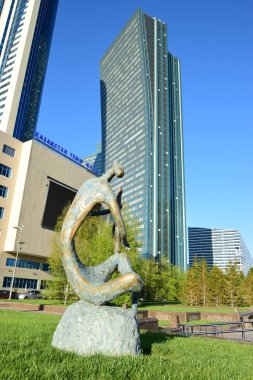 Görünümünde Astana, Kazakistan, Expo 2017 dizi başkenti