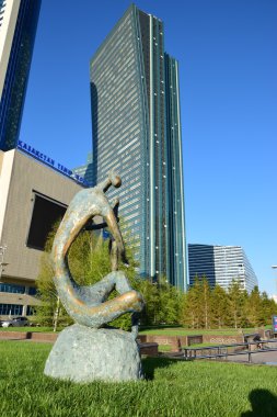 Görünümünde Astana, Kazakistan, Expo 2017 dizi başkenti