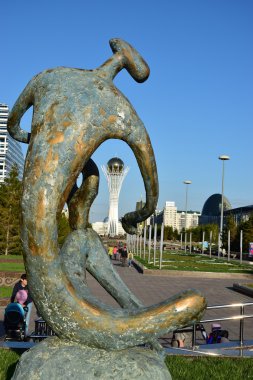 Görünümünde Astana, Kazakistan, Expo 2017 dizi başkenti