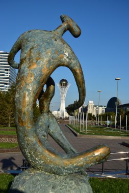 Görünümünde Astana, Kazakistan, Expo 2017 dizi başkenti