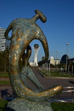 Görünümünde Astana, Kazakistan, Expo 2017 dizi başkenti
