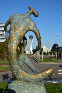 Görünümünde Astana, Kazakistan, Expo 2017 dizi başkenti