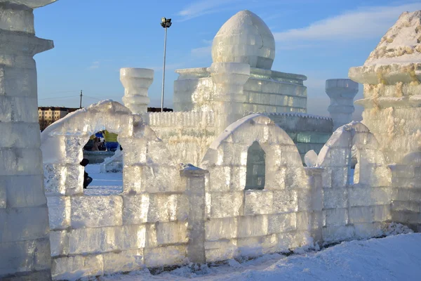 Winter View Astana Capital Kazakhstan Host Expo 2017 — Stock Photo, Image