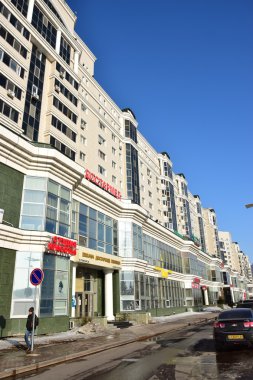 Astana (Nur-Sultan), Kazakistan - Astana 'daki modern binalar (Nur-Sultan), Kazakistan' ın başkenti