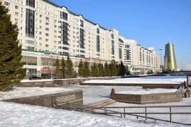 Görünümünde Astana, Kazakistan, Expo 2017 dizi başkenti