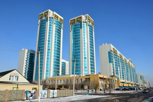 Astana (Nur-Sultan), Kazakistan - Astana 'daki modern binalar (Nur-Sultan), Kazakistan' ın başkenti