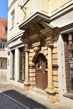 Tarihi şehir, Ansbach içinde bölge orta Franconia, Bavyera, Almanya görüntülemek