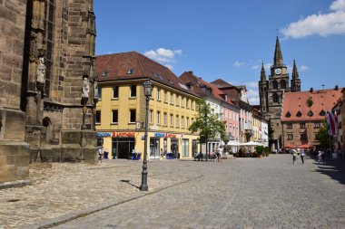 Ansbach yakınındaki Nürnberg, Bavyera, Almanya