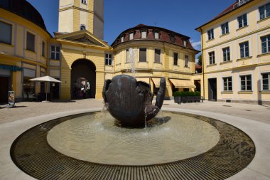 Ansbach Nürnberg, Bavyera, bölge üst Franconia Germany yakınındaki tarihi binalar