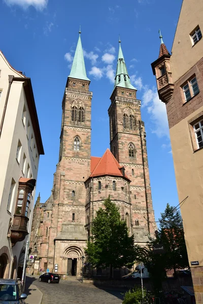 Vista Para Cidade Nuremberga Baviera Alemanha — Fotografia de Stock