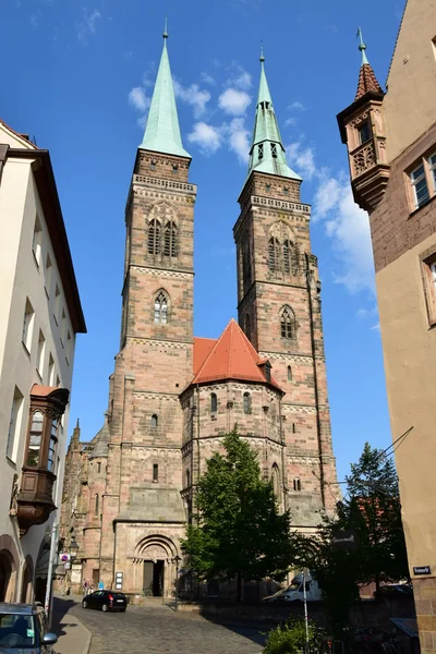 Vista Para Cidade Nuremberga Baviera Alemanha — Fotografia de Stock