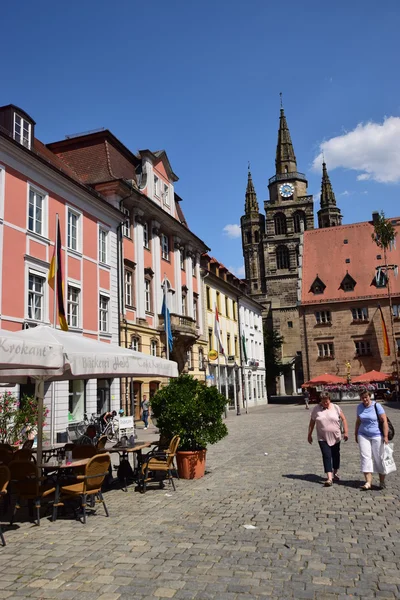 Місті Ansbach поблизу Нюрнберга, Баварія, Німеччина — стокове фото