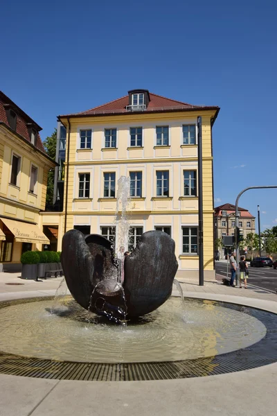 Edificios históricos en Ansbach cerca de Nuremberg, BAvaria, Región Alta Franconia Alemania — Foto de Stock