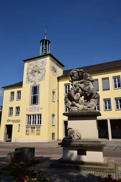 Historische Gebäude in ansbach bei Nürnberg, Bayern, Region Oberfranken — Stockfoto