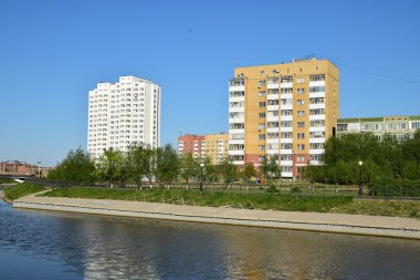 Modern Astana, Kazakistan başkenti bina konut