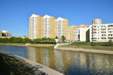 Modern Astana, Kazakistan başkenti bina konut