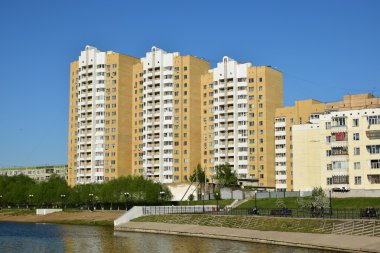 Modern Astana, Kazakistan başkenti bina konut