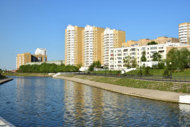 Modern Astana, Kazakistan başkenti bina konut