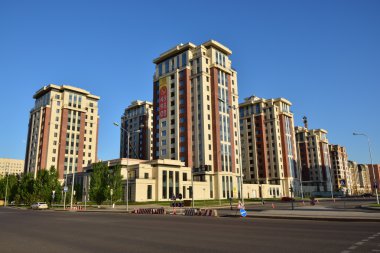 Modern Astana, Kazakistan başkenti bina konut