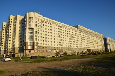 Modern Astana, Kazakistan başkenti bina konut