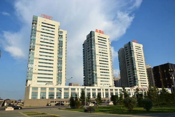 Moderní rezidenční budova v Astana, Kazachstán — Stock fotografie