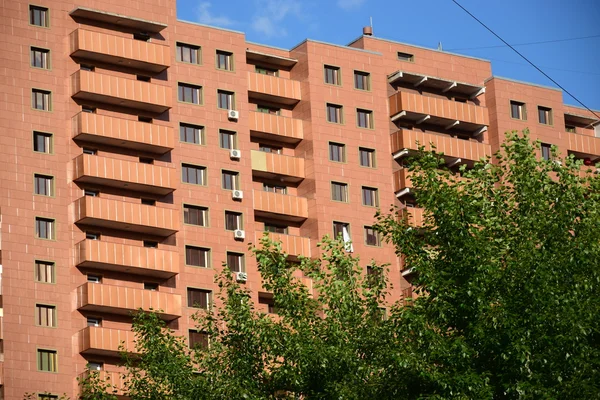 Nowoczesne budynki mieszkalne w Astanie, Kazakshtan — Zdjęcie stockowe