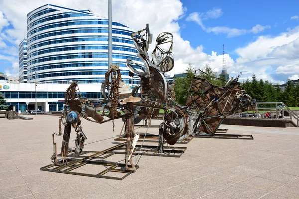 Astana konst Fest 2016 mänsklig energi för Expo 2017 i Astana — Stockfoto