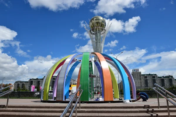 Astana konst Fest 2016 mänsklig energi för Expo 2017 i Astana — Stockfoto