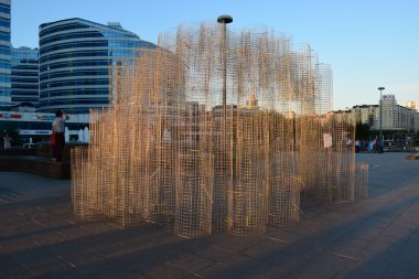 Görünümünde Astana, Kazakistan, Expo 2017 dizi başkenti