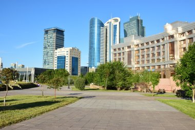 Görünümünde Astana, Kazakistan, Expo 2017 dizi başkenti