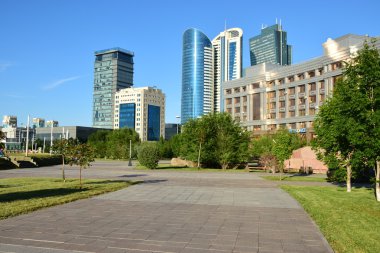 Görünümünde Astana, Kazakistan, Expo 2017 dizi başkenti