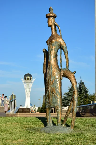 Widok Astanie Stolicy Kazachstanu Gospodarzem Expo 2017 — Zdjęcie stockowe