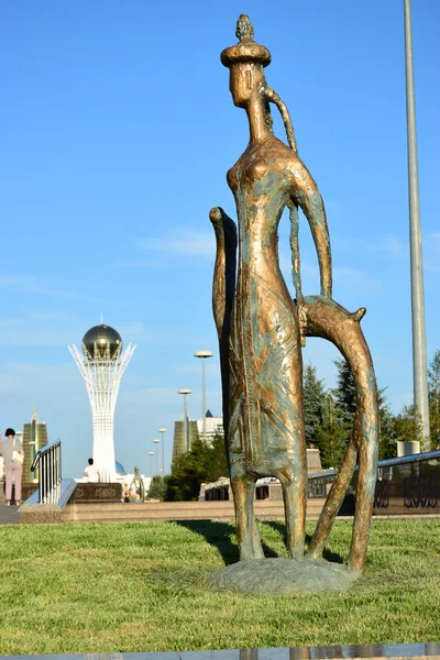 Widok Astanie Stolicy Kazachstanu Gospodarzem Expo 2017 — Zdjęcie stockowe