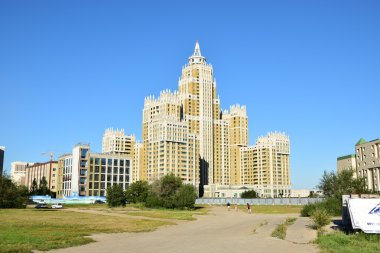 Görünümünde Astana, Kazakistan, Expo 2017 dizi başkenti