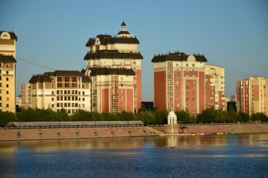 Görünümünde Astana, Kazakistan, Expo 2017 dizi başkenti