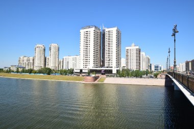 Görünümünde Astana, Kazakistan, Expo 2017 dizi başkenti
