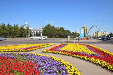 Görünümünde Astana, Kazakistan, Expo 2017 dizi başkenti