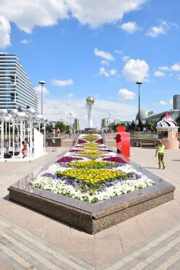Görünümünde Astana, Kazakistan, Expo 2017 dizi başkenti
