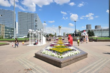 Görünümünde Astana, Kazakistan, Expo 2017 dizi başkenti